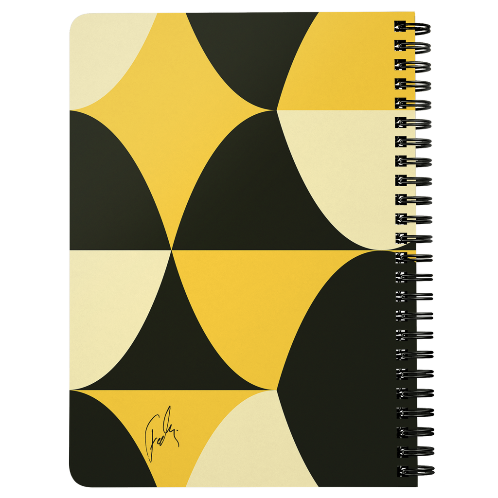 Yellow and Black Eggs | Spiralbound Notebook