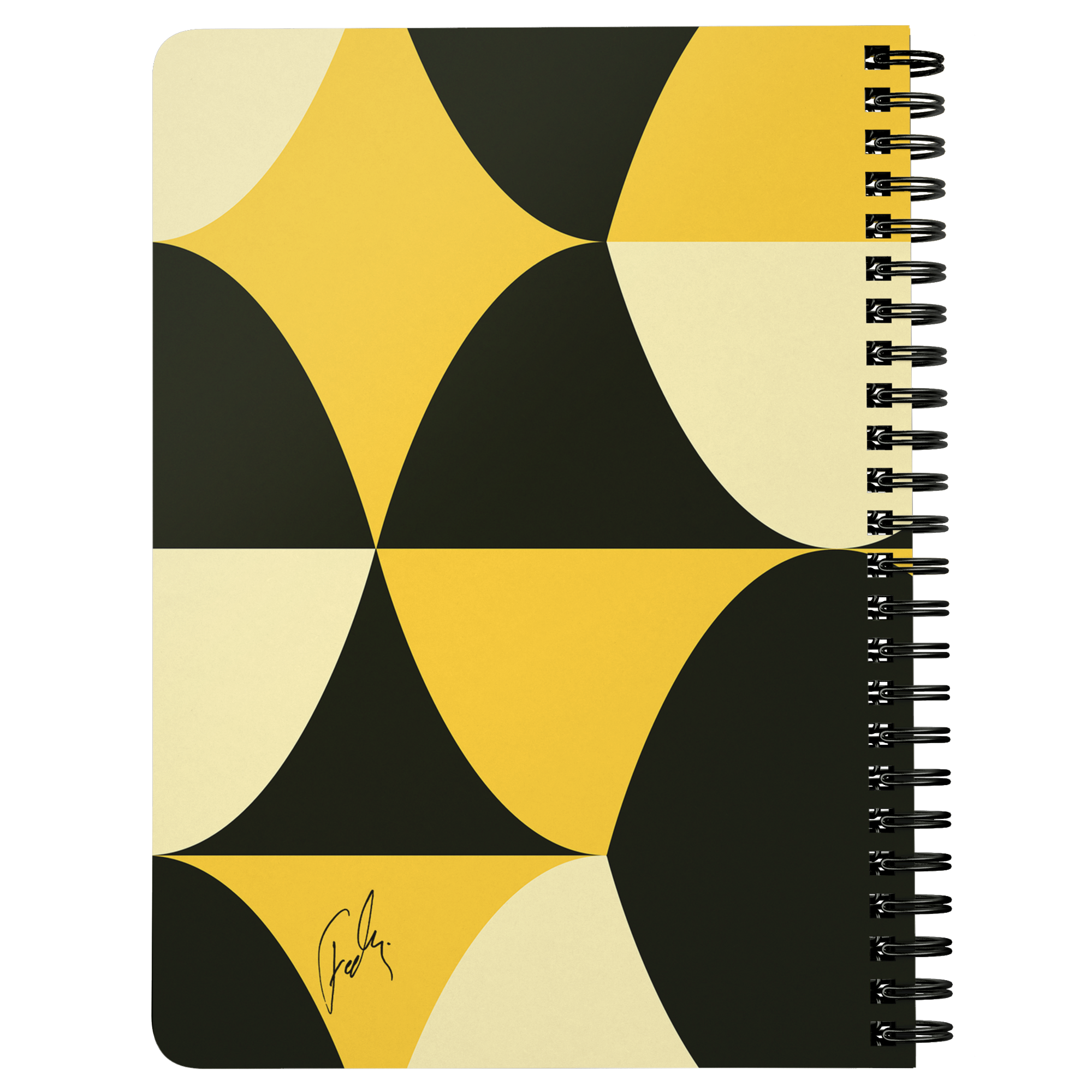 Yellow and Black Eggs | Spiralbound Notebook