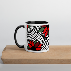 Christmas Flowers | Colored Mug