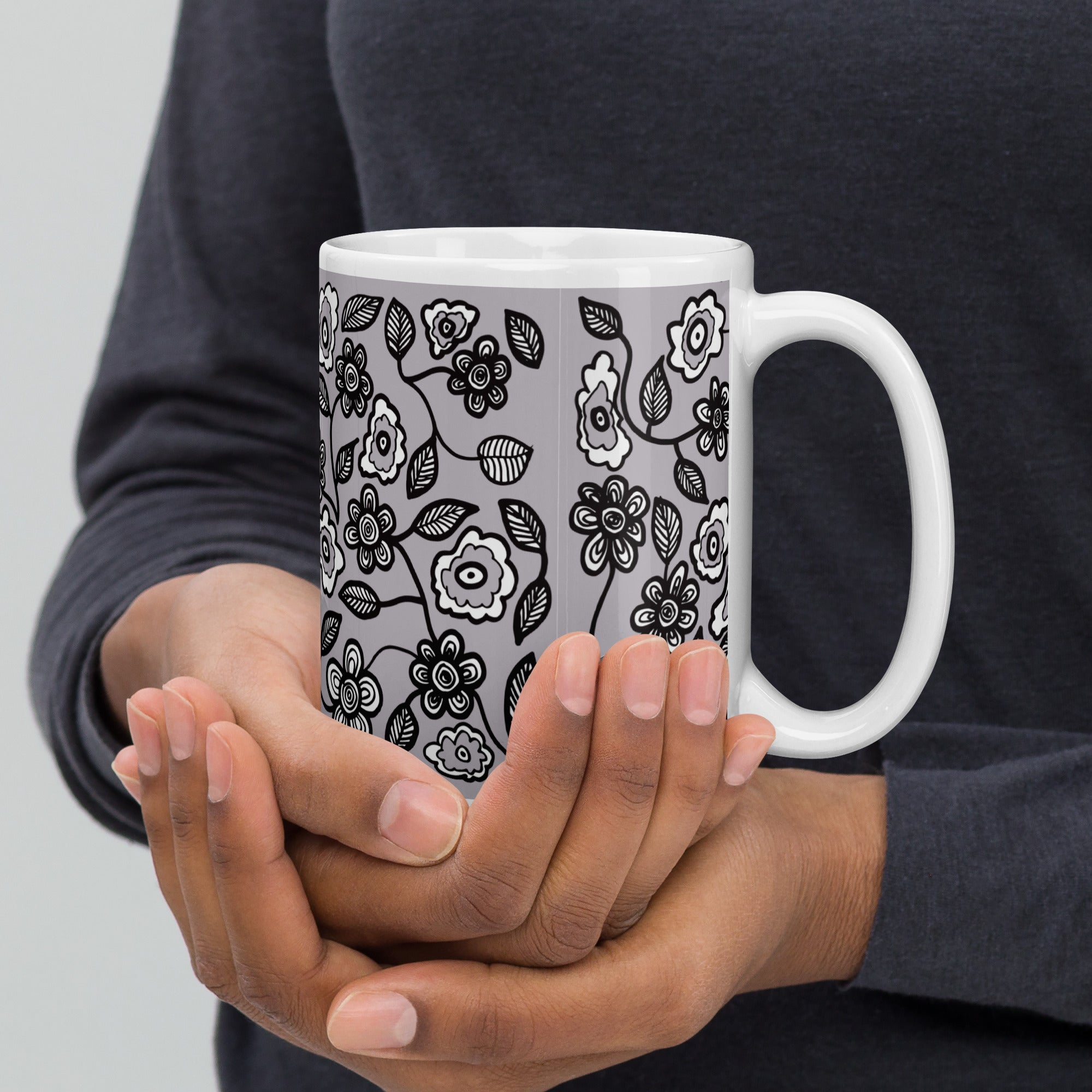 Spring Magic | White glossy mug