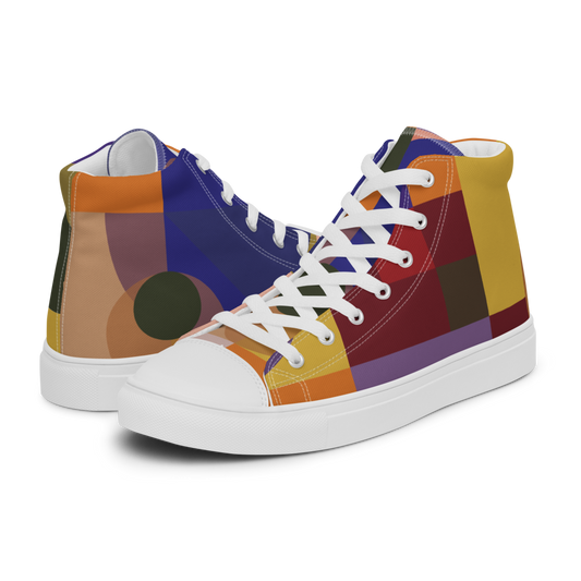 Smart Composition | Women's High Top Canvas Shoes