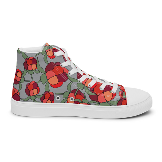 Christmas Lakka | Women's High Top Canvas Shoes