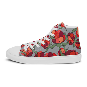 Christmas Lakka | Women's High Top Canvas Shoes