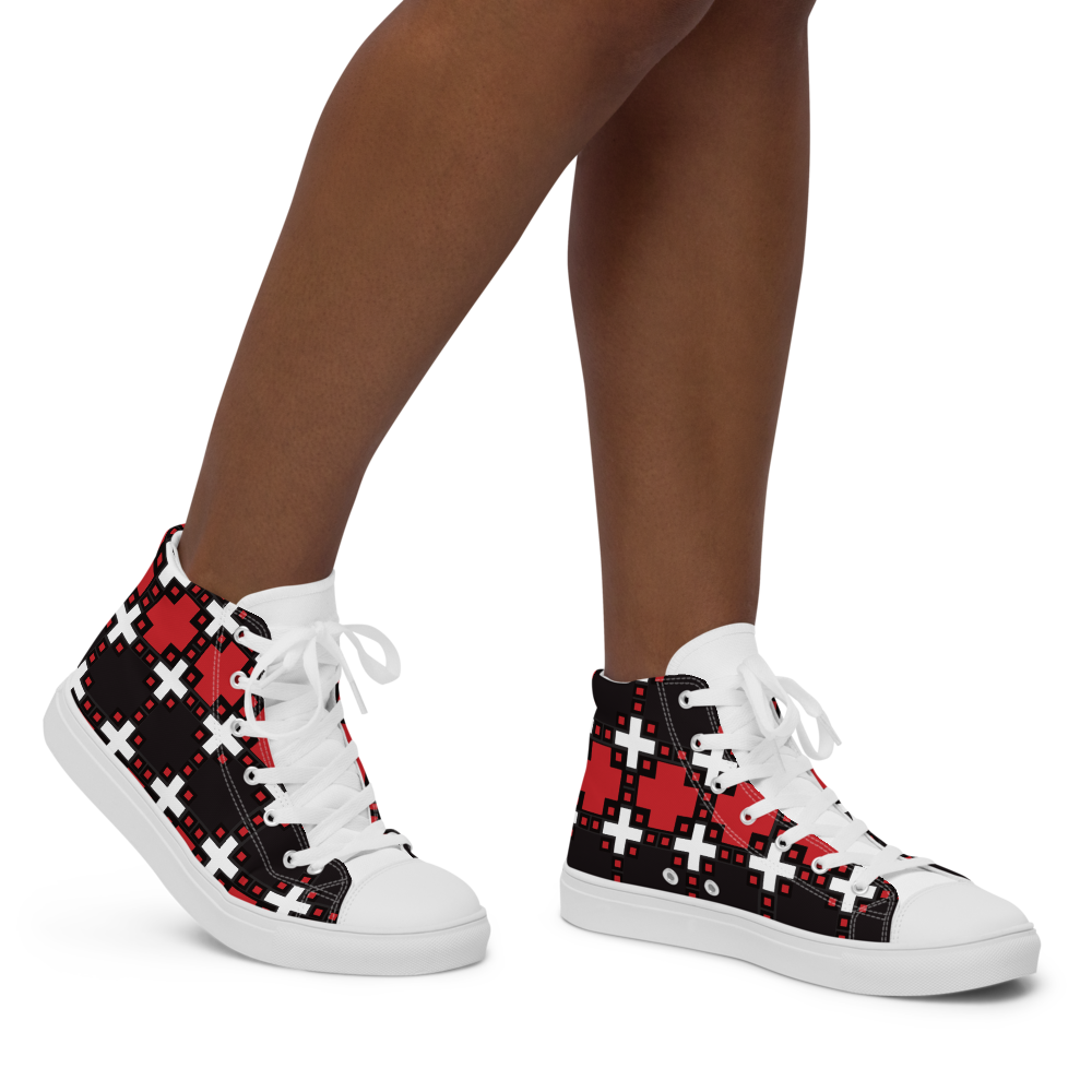 Oriental Fragrances | Women's High Top Canvas Shoes
