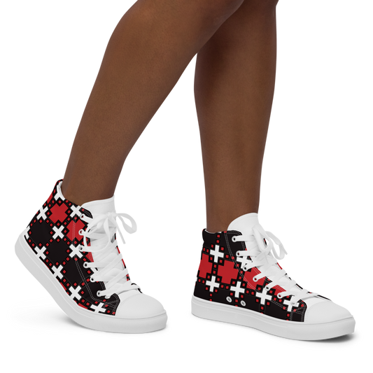 Oriental Fragrances | Women's High Top Canvas Shoes