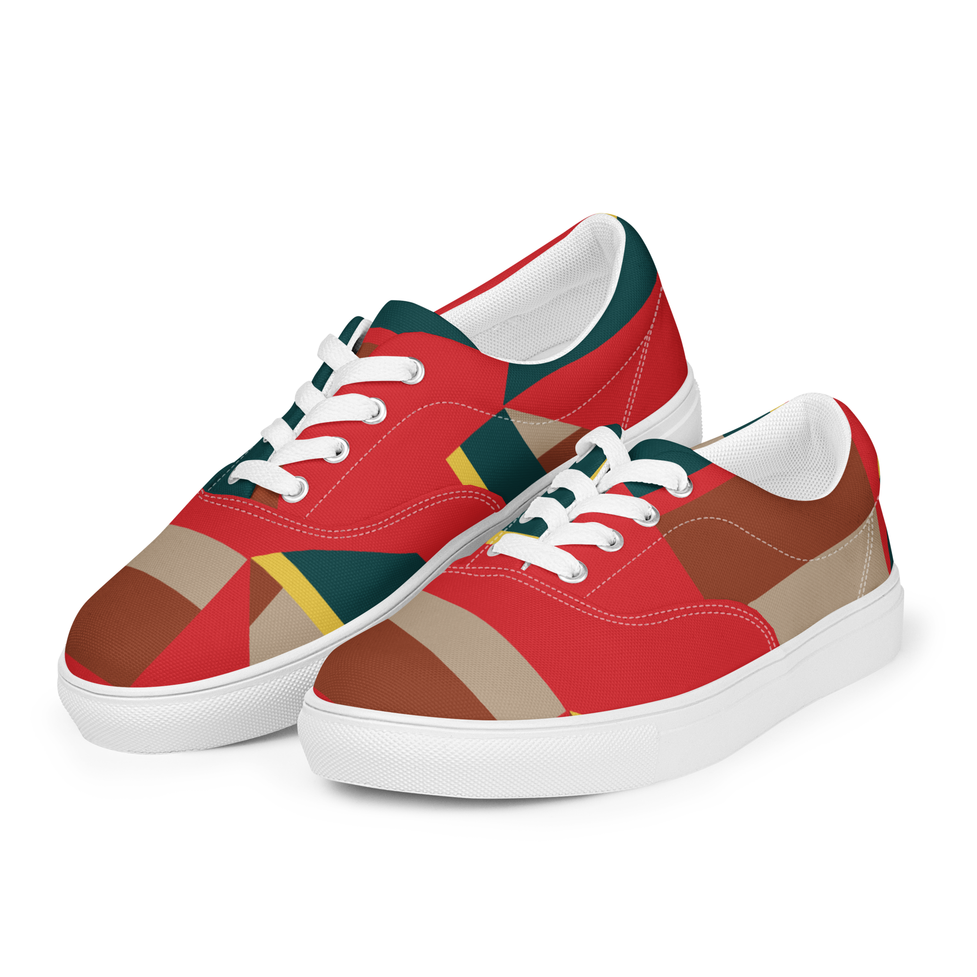 Christmas Season | Women's Lace-Up Canvas Shoes