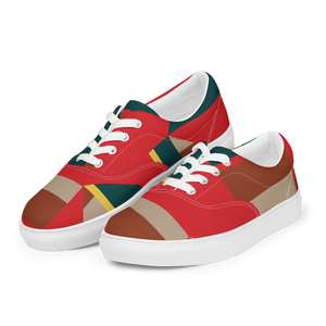 Christmas Season | Women's Lace-Up Canvas Shoes