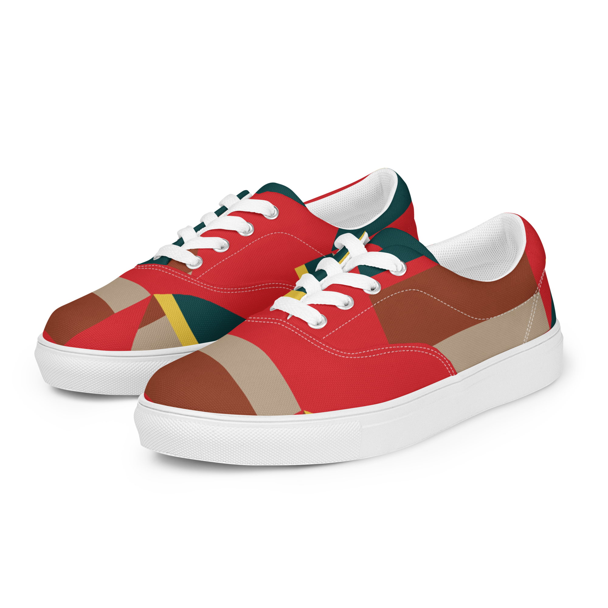 Christmas Season | Women's Lace-Up Canvas Shoes