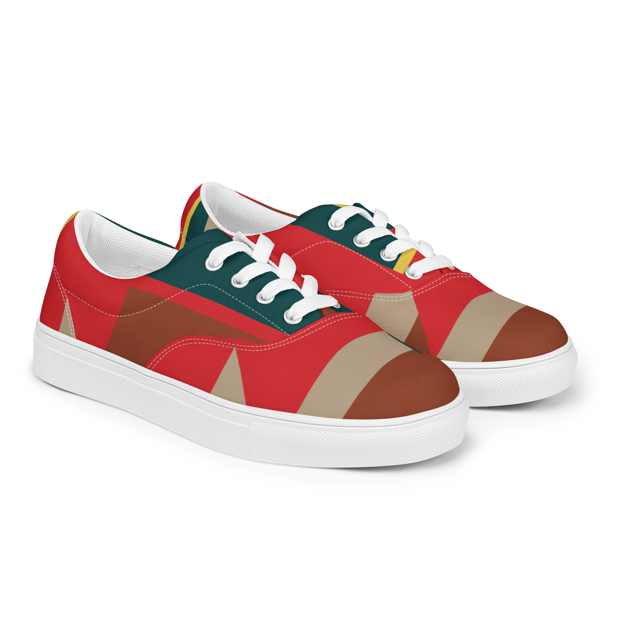 Christmas Season | Women's Lace-Up Canvas Shoes