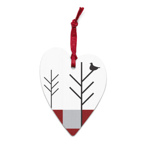 Christmas Birds | Wooden Ornament