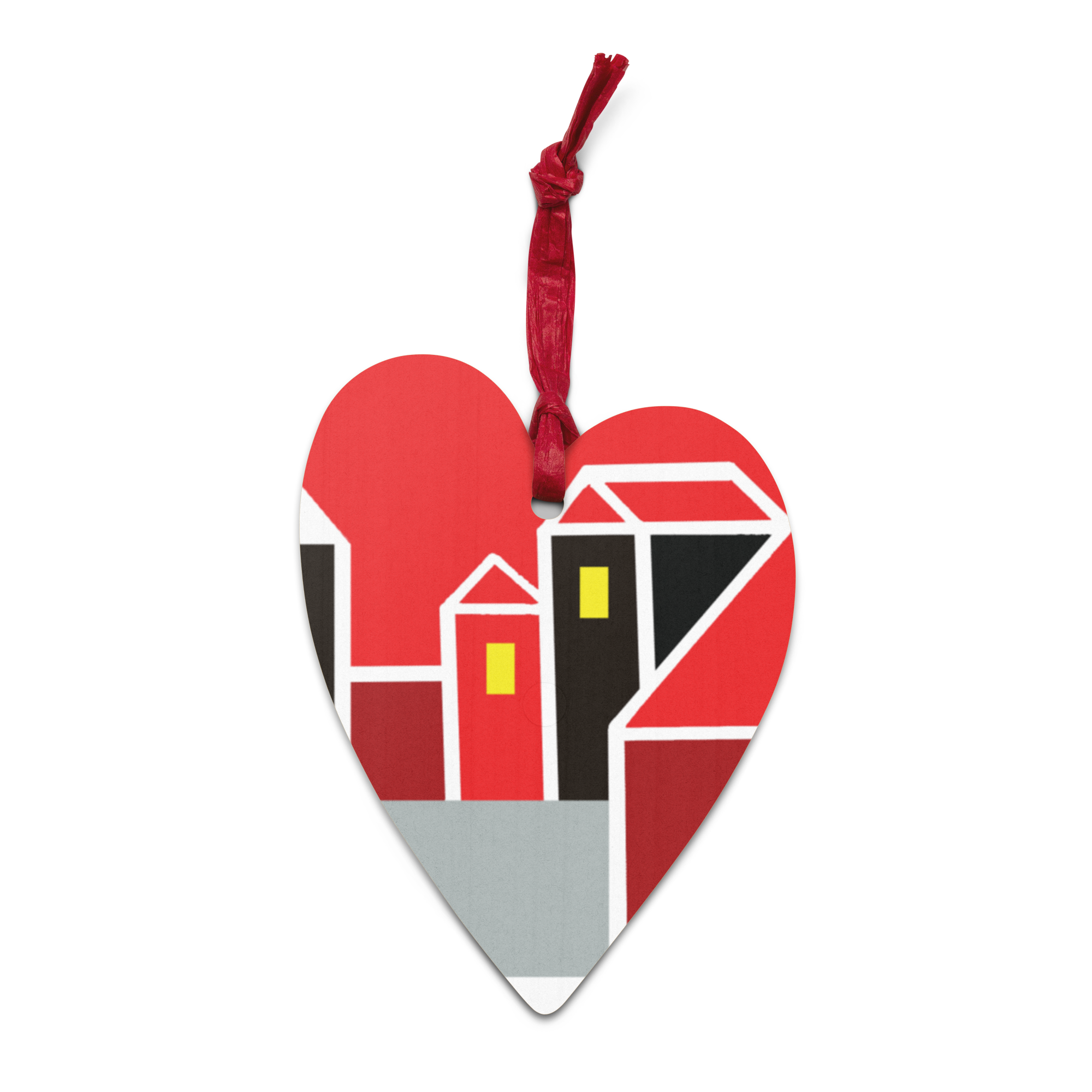 Christmas Town | Wooden Ornament