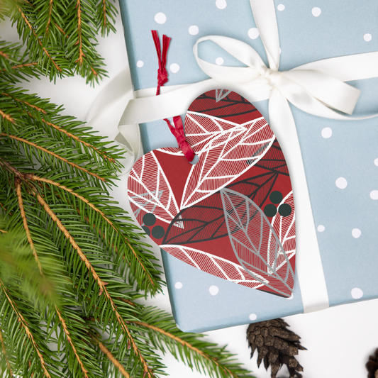 Christmas Leaves | Wooden Ornament