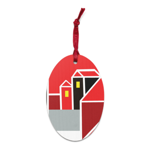 Christmas Town | Wooden Ornament