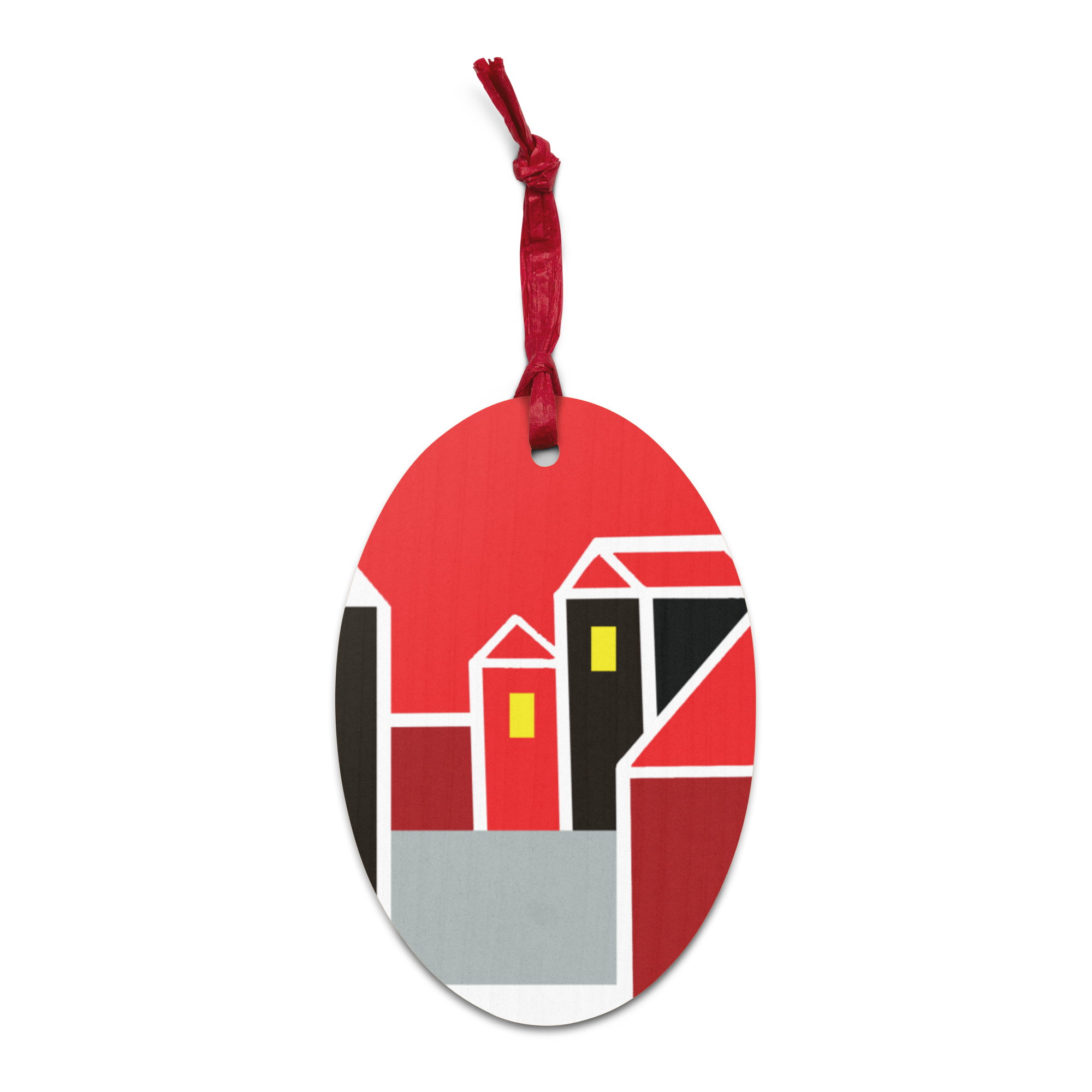 Christmas Town | Wooden Ornament