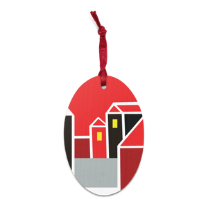 Christmas Town | Wooden Ornament