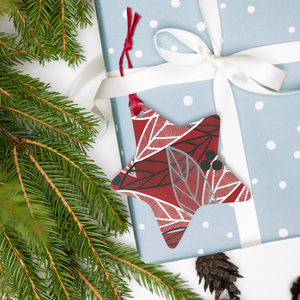 Christmas Leaves | Wooden Ornament