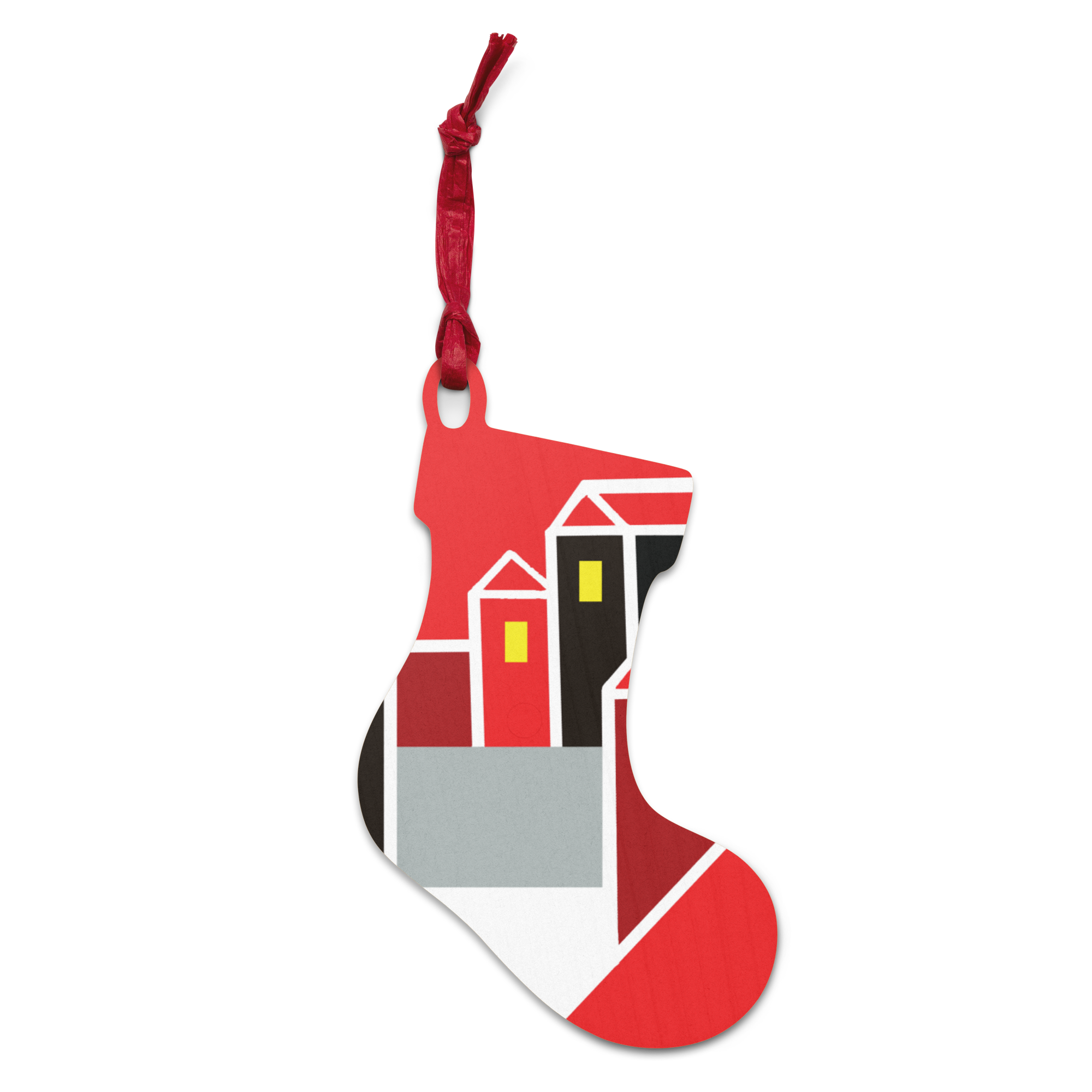 Christmas Town | Wooden Ornament