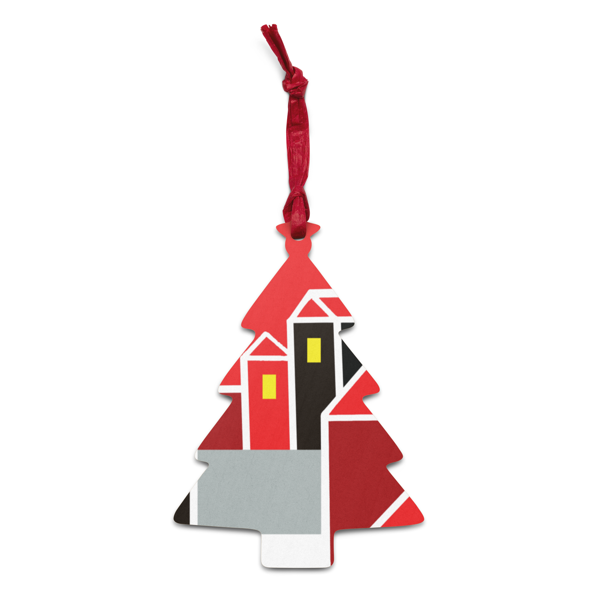 Christmas Town | Wooden Ornament