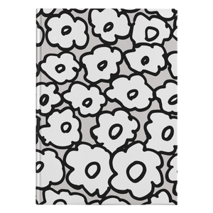 Happy White Flowers | Journal - Hardcover