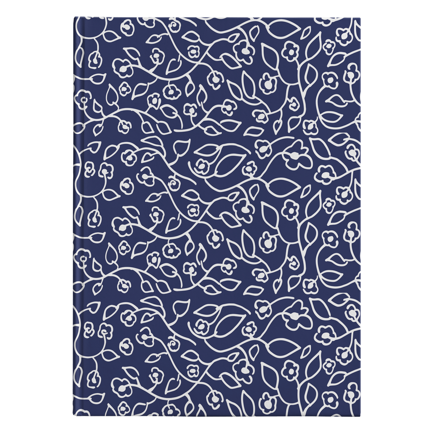 White Small Flowers | Journal - Hardcover