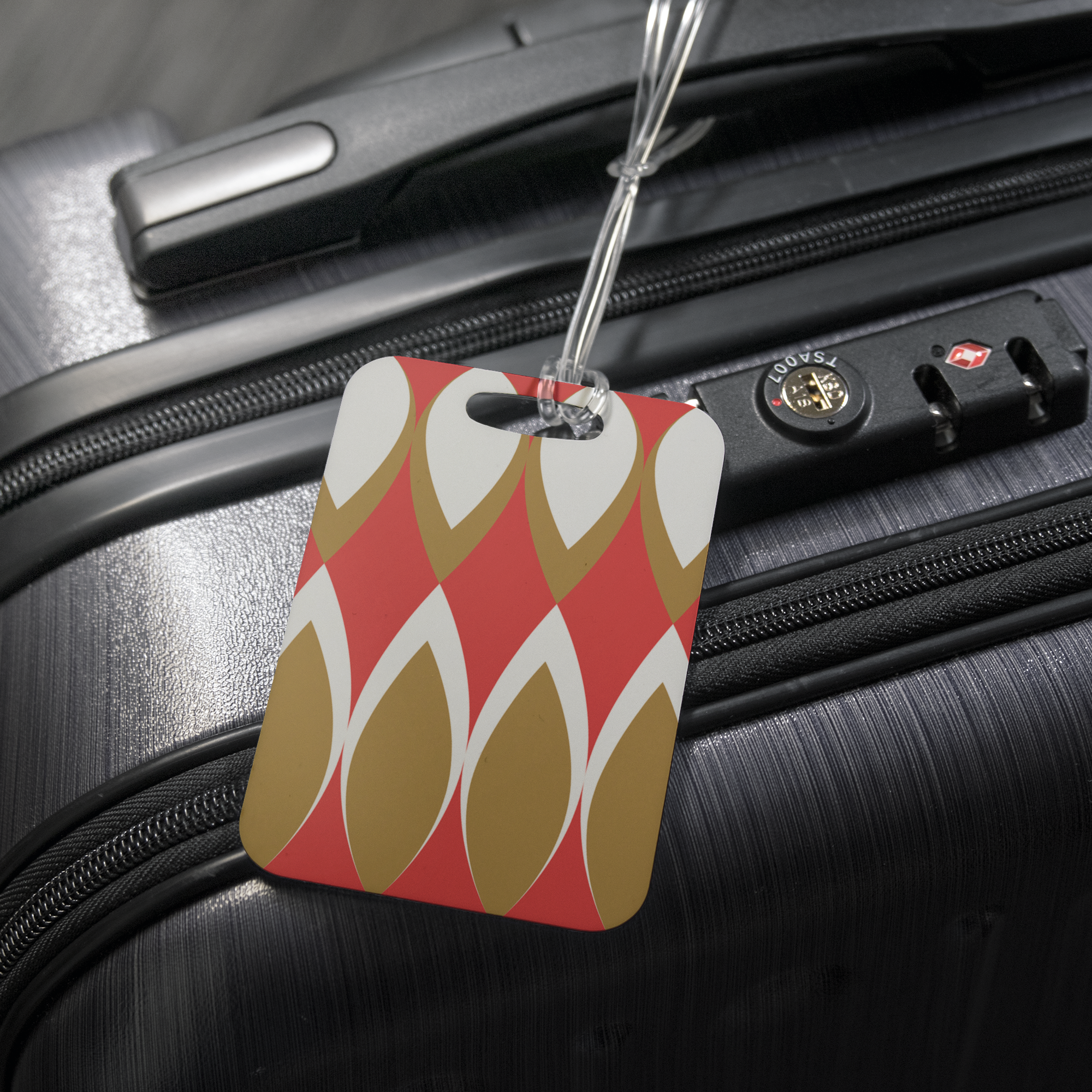Golden Eye Christmas | Luggage Tag