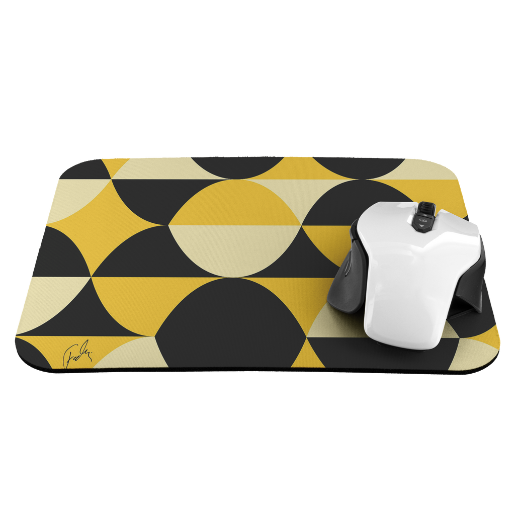 Yellow and Black Eggs | Mousepad